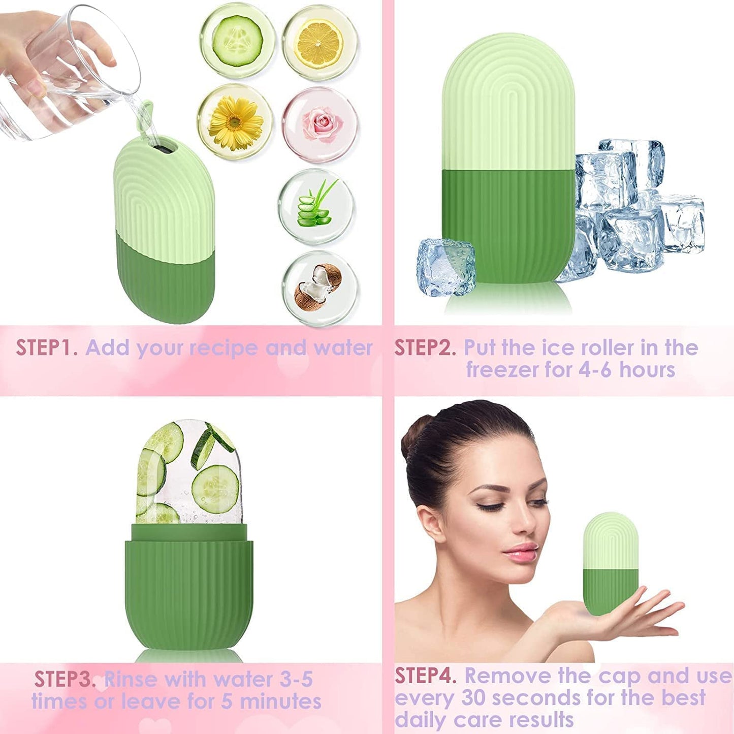 ✨ Instant Glow Ice Roller – Say Goodbye to Puffy Eyes & Dull Skin